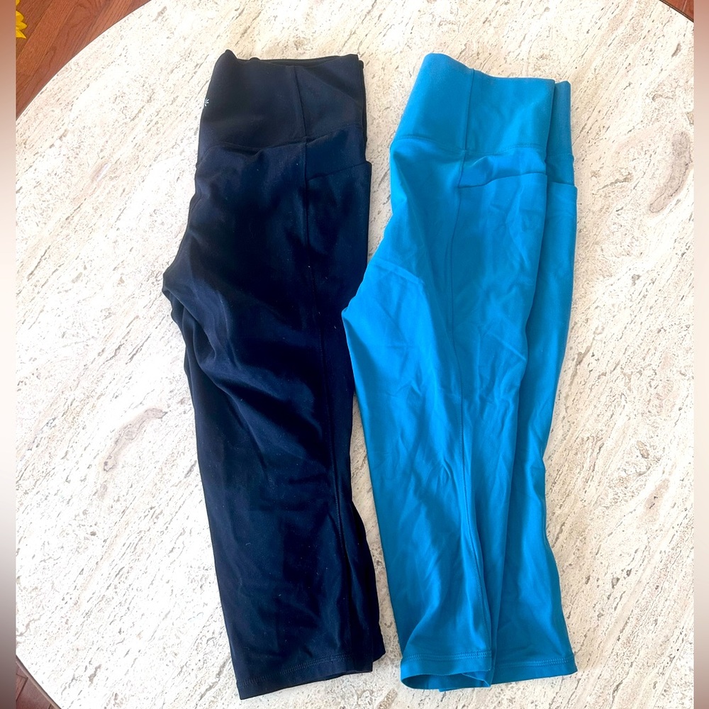 Athleta Stash Pocket Capri Tight bundle - 2 pairs